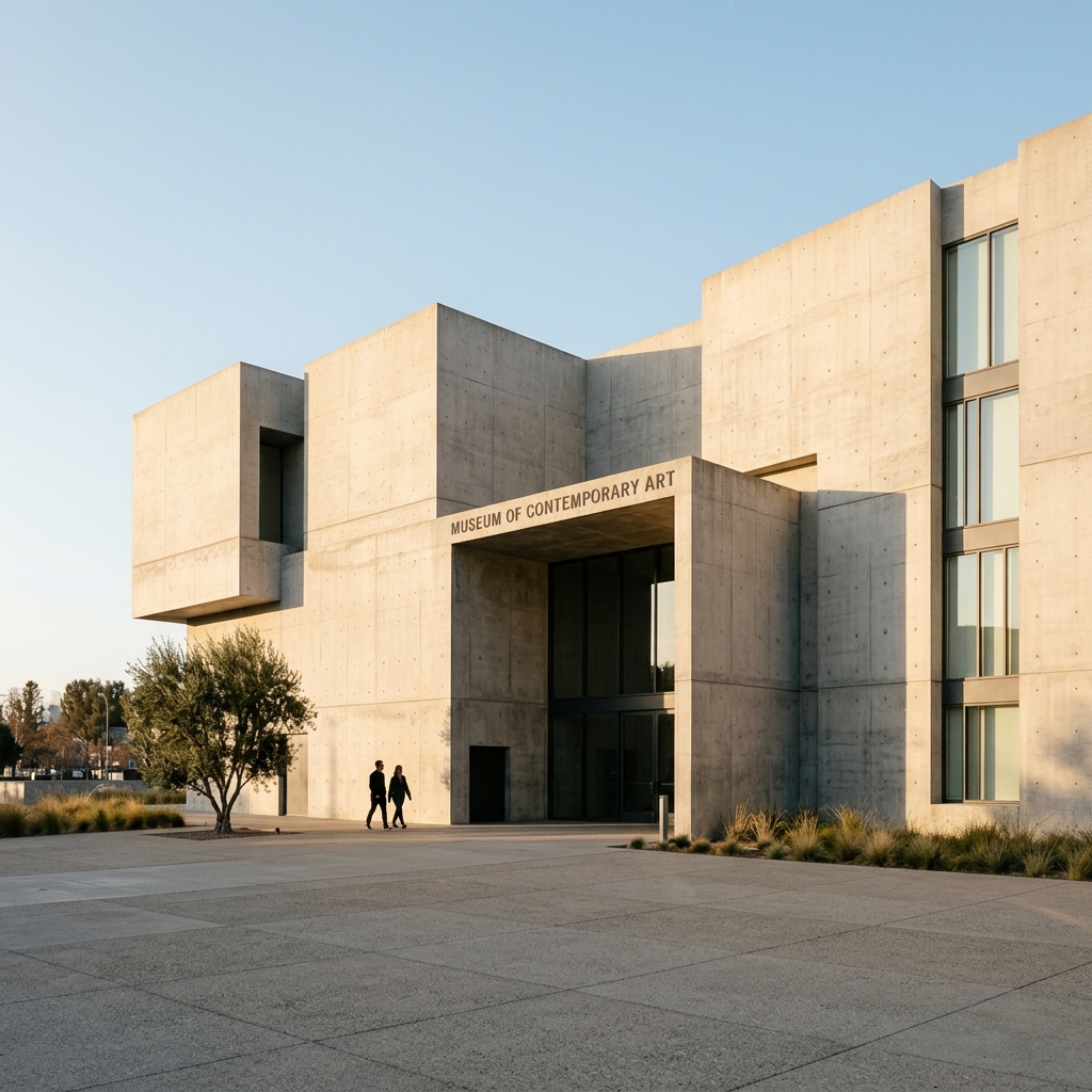 Aditya Saini Architects — Contemporary Geometric Museum Facade